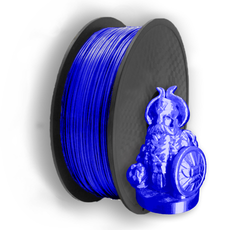 filamento con vikingo transparente azul
