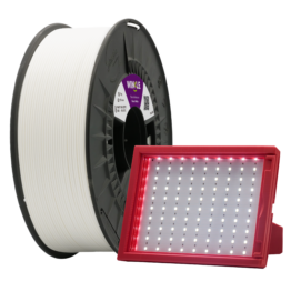 Pack Litofanía 1kg Blanco Fantasma + Luz Retroiliminación